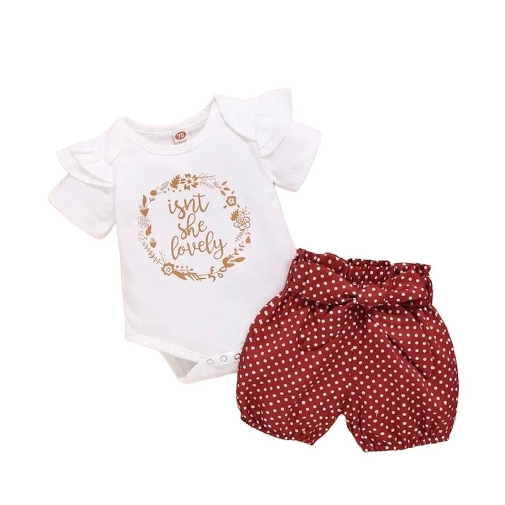 New “Isn’t she lovely” baby girl outfit 3–6 months